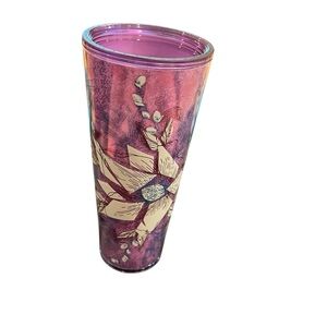 Starbucks 2024 Valentines winter Purple Winter Blossom Floral Tumbler cup